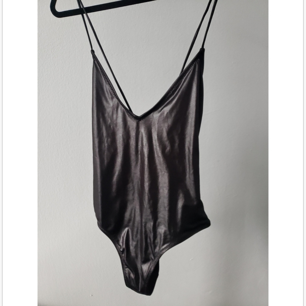 Pleather Bodysuit